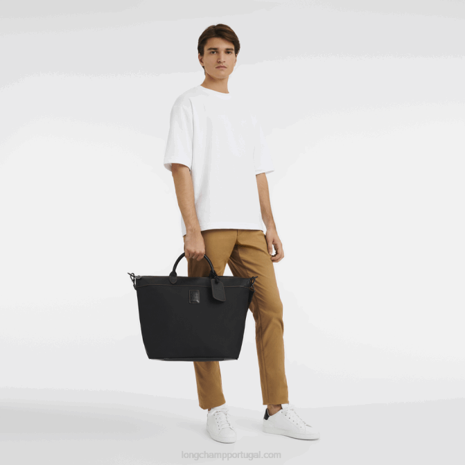 Longchamp 6DPZ762 preto mulheres bolsa de viagem boxford s