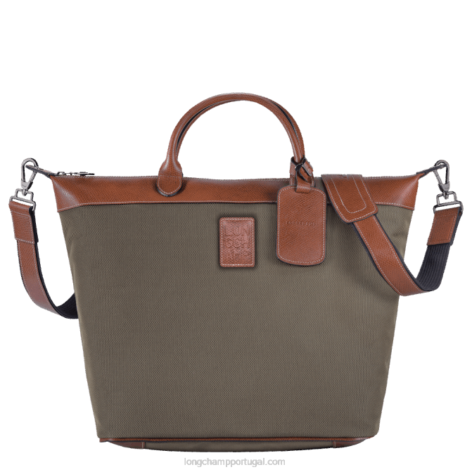 Longchamp 6DPZ763 marrom mulheres bolsa de viagem boxford s