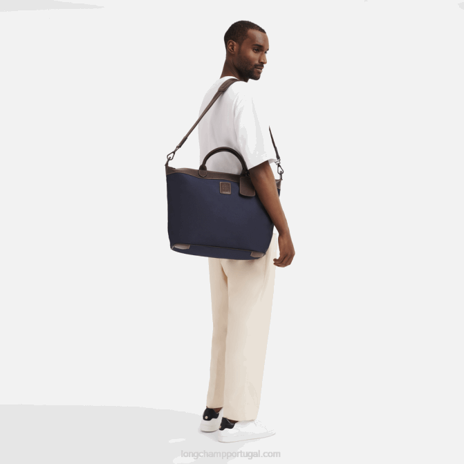 Longchamp 6DPZ764 azul mulheres bolsa de viagem boxford s