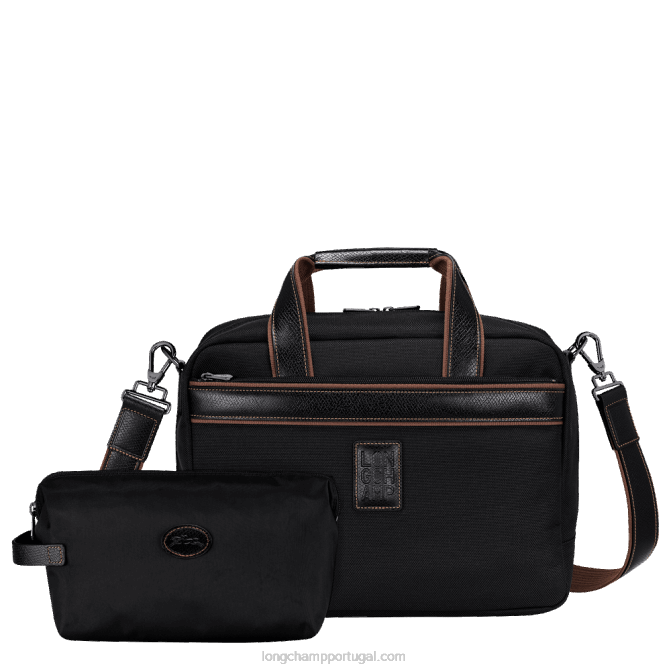 Longchamp 6DPZ774 preto mulheres bolsa de viagem boxford s