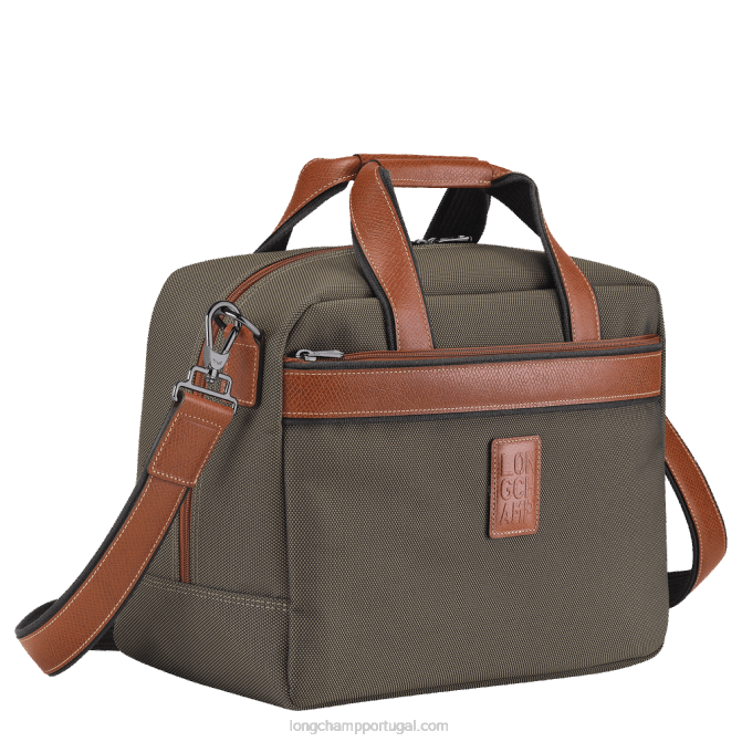 Longchamp 6DPZ775 marrom mulheres bolsa de viagem boxford s