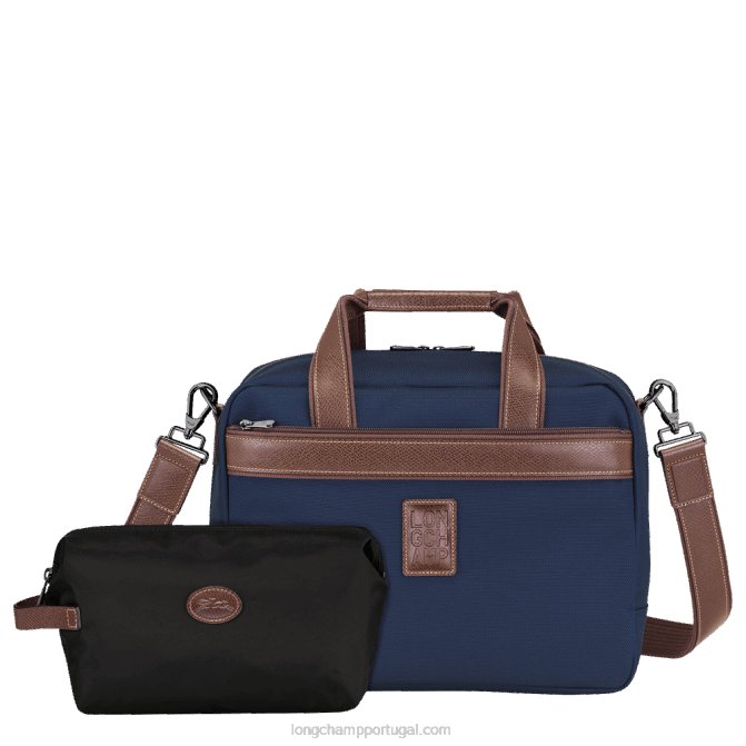 Longchamp 6DPZ776 azul mulheres bolsa de viagem boxford s