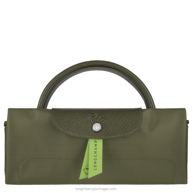 Longchamp 6DPZ787 floresta mulheres mala de viagem verde le pliage s