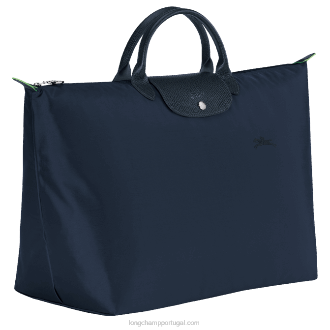 Longchamp 6DPZ790 marinha mulheres mala de viagem verde le pliage s