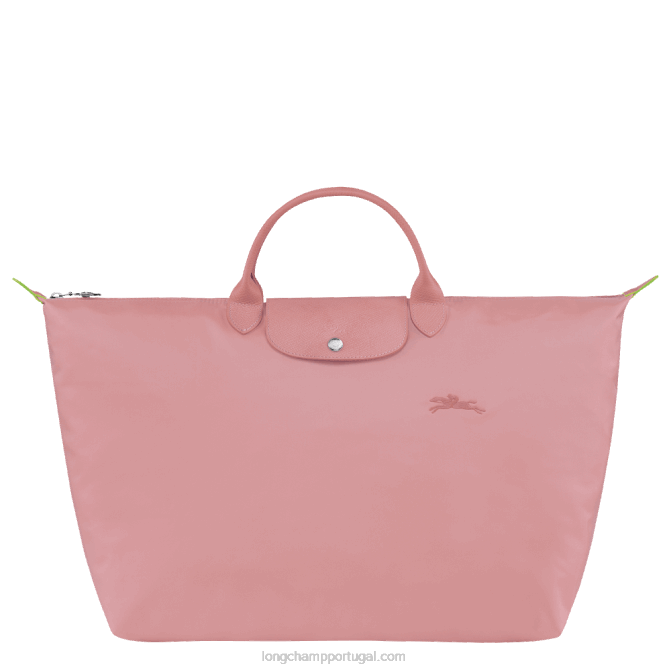 Longchamp 6DPZ792 pétala rosa mulheres mala de viagem verde le pliage s
