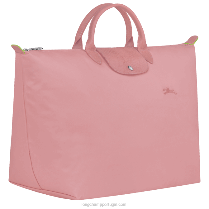 Longchamp 6DPZ792 pétala rosa mulheres mala de viagem verde le pliage s