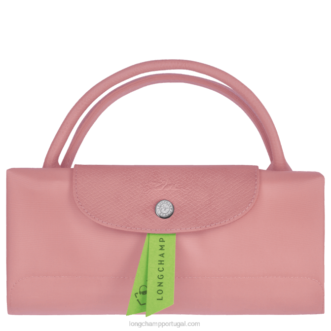 Longchamp 6DPZ792 pétala rosa mulheres mala de viagem verde le pliage s
