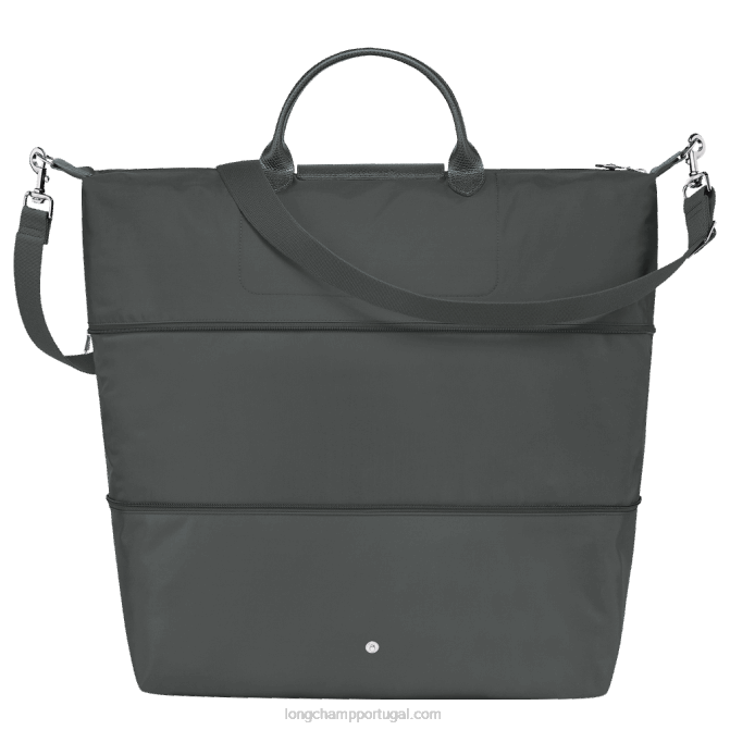 Longchamp 6DPZ803 grafite mulheres bolsa de viagem verde le pliage expansível