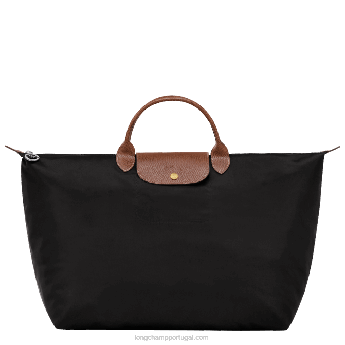Longchamp 6DPZ805 preto mulheres mala de viagem original le pliage s
