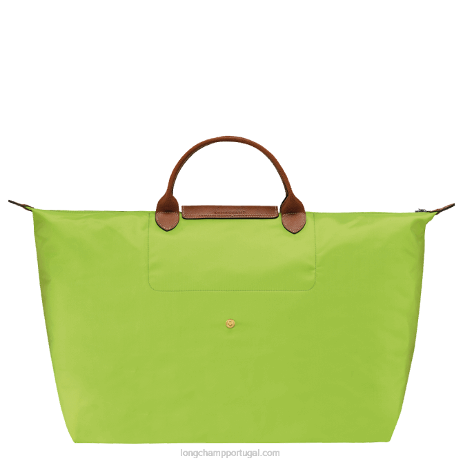 Longchamp 6DPZ806 luz verde mulheres mala de viagem original le pliage s
