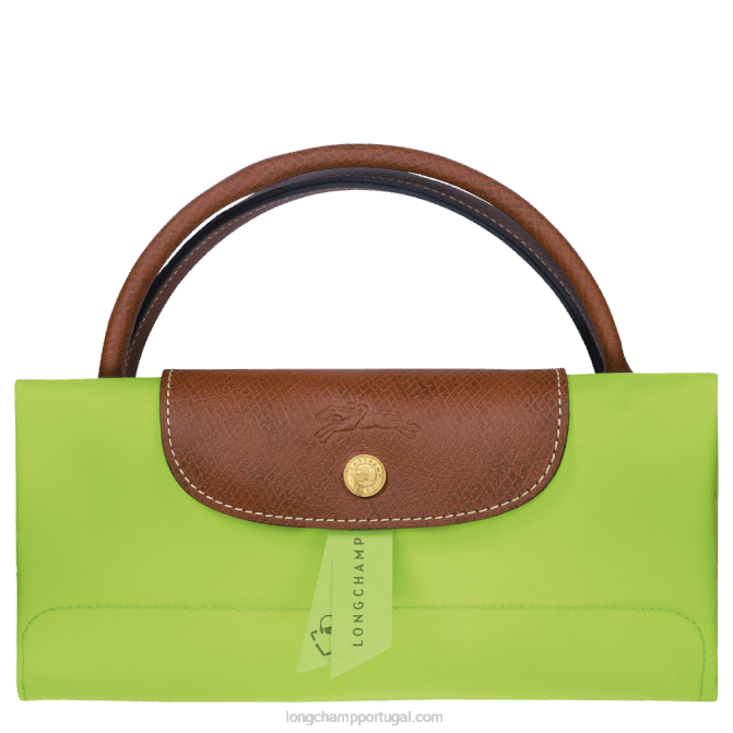 Longchamp 6DPZ806 luz verde mulheres mala de viagem original le pliage s
