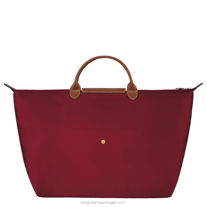 Longchamp 6DPZ807 vermelho mulheres mala de viagem original le pliage s