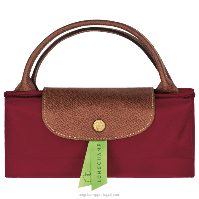 Longchamp 6DPZ807 vermelho mulheres mala de viagem original le pliage s