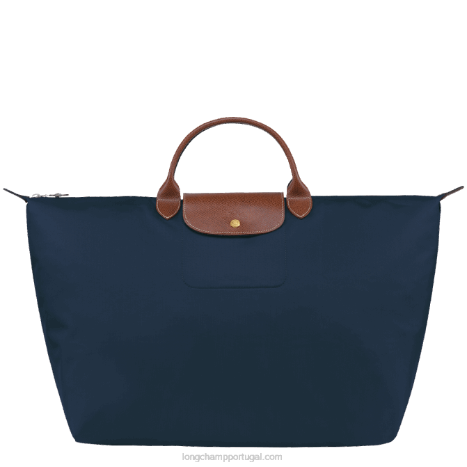 Longchamp 6DPZ808 marinha mulheres mala de viagem original le pliage s