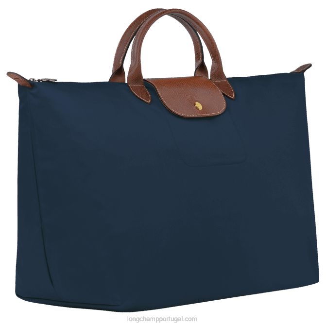 Longchamp 6DPZ808 marinha mulheres mala de viagem original le pliage s