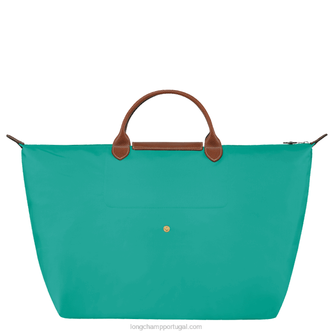 Longchamp 6DPZ809 turquesa mulheres mala de viagem original le pliage s