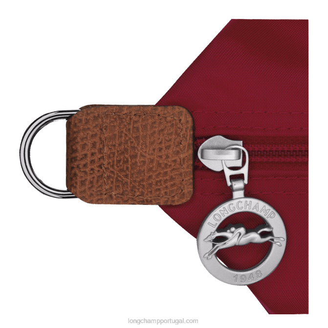 Longchamp 6DPZ820 vermelho mulheres mala de viagem original le pliage expansível