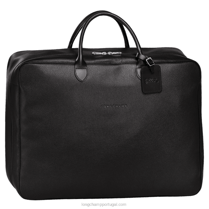 Longchamp 6DPZ826 preto mulheres mala Le Foulonne s