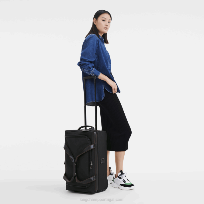Longchamp 6DPZ836 preto mulheres mala de viagem boxford m