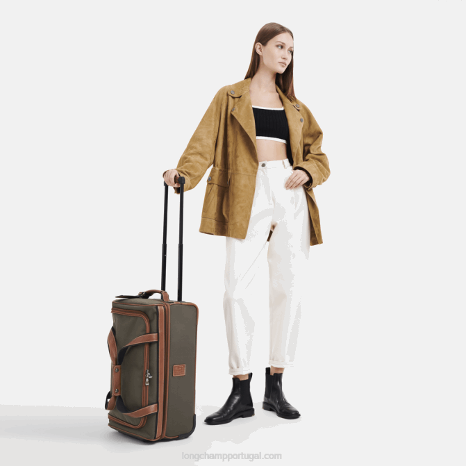 Longchamp 6DPZ837 marrom mulheres mala de viagem boxford m