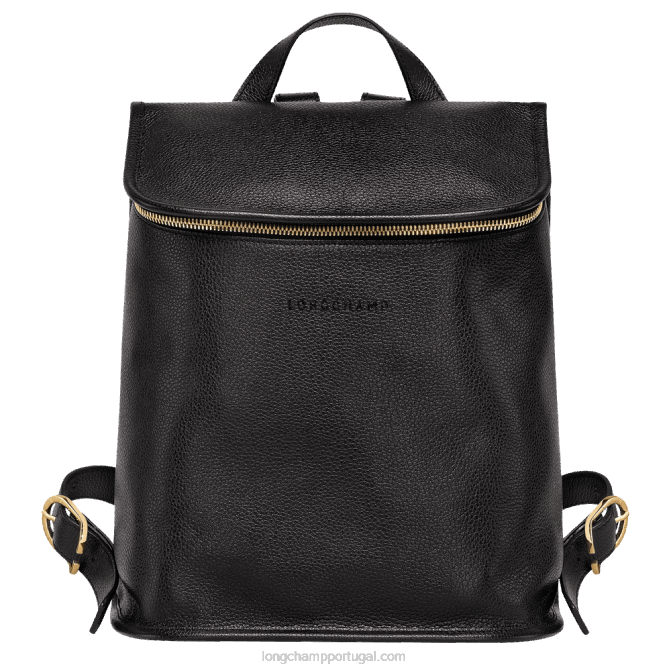Longchamp 6DPZ426 preto mulheres mochila Le Foulonne