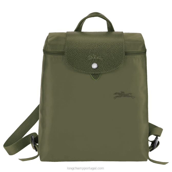 Longchamp 6DPZ435 floresta mulheres le pliage mochila verde