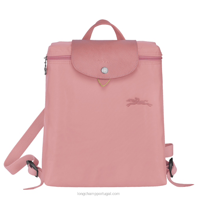 Longchamp 6DPZ440 pétala rosa mulheres le pliage mochila verde