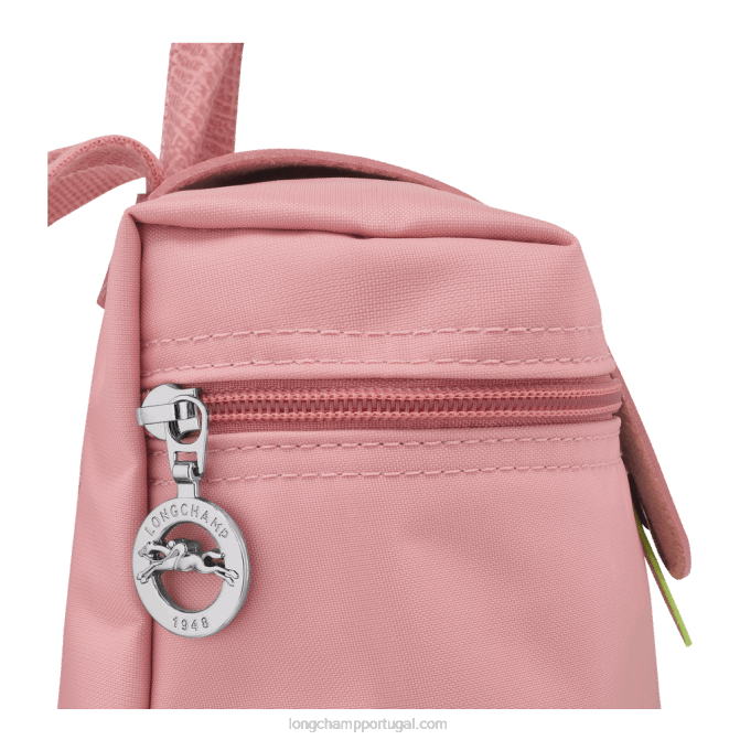 Longchamp 6DPZ440 pétala rosa mulheres le pliage mochila verde