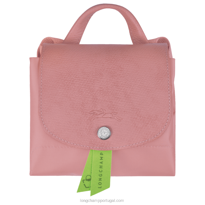 Longchamp 6DPZ440 pétala rosa mulheres le pliage mochila verde
