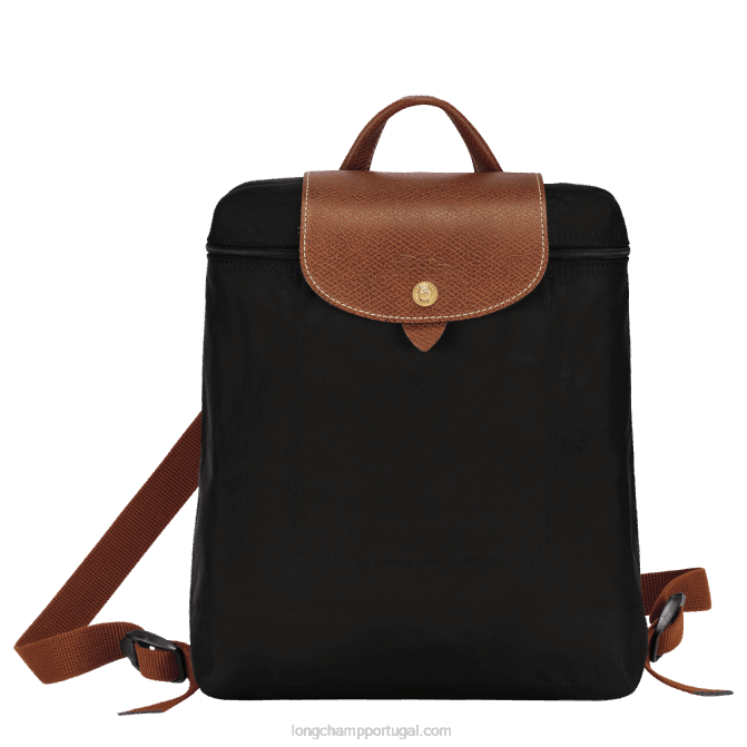 Longchamp 6DPZ441 preto mulheres mochila original le pliage