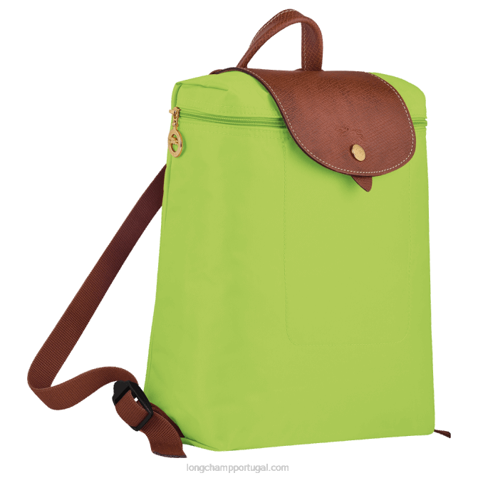 Longchamp 6DPZ442 luz verde mulheres mochila original le pliage