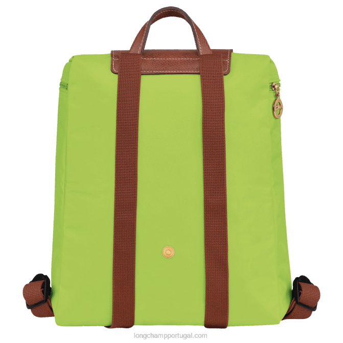Longchamp 6DPZ442 luz verde mulheres mochila original le pliage