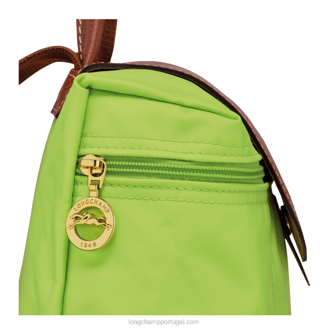 Longchamp 6DPZ442 luz verde mulheres mochila original le pliage