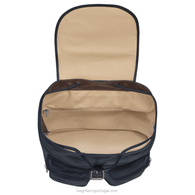 Longchamp 6DPZ454 azul da meia noite mulheres mochila 3d m