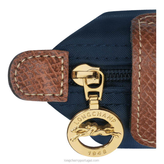 Longchamp 6DPZ502 marinha mulheres bolsa de moedas original le pliage