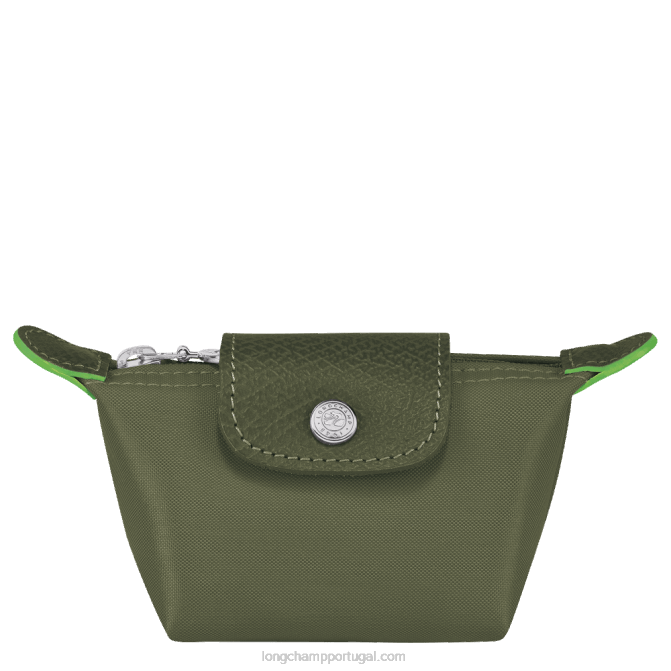 Longchamp 6DPZ507 floresta mulheres bolsa de moedas verde le pliage