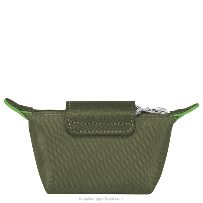 Longchamp 6DPZ507 floresta mulheres bolsa de moedas verde le pliage
