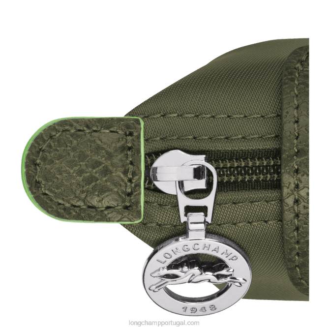 Longchamp 6DPZ507 floresta mulheres bolsa de moedas verde le pliage
