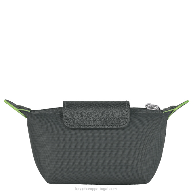 Longchamp 6DPZ509 grafite mulheres bolsa de moedas verde le pliage