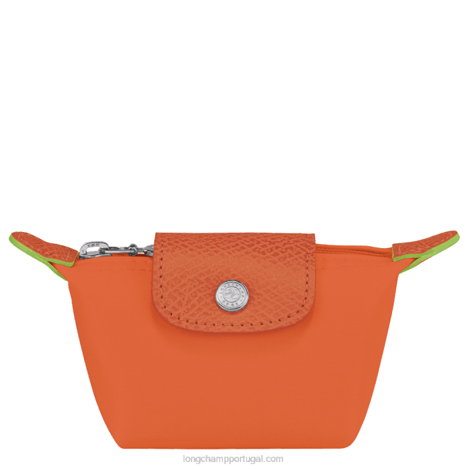 Longchamp 6DPZ511 carot mulheres bolsa de moedas verde le pliage