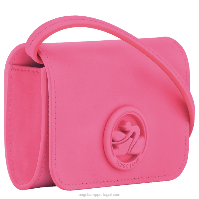 Longchamp 6DPZ515 doce mulheres porta moedas box trot com renda de couro