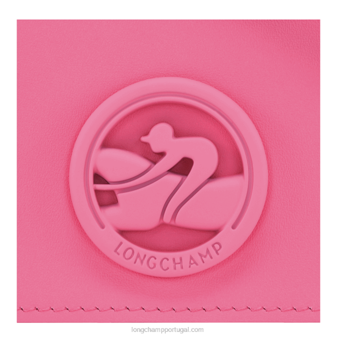 Longchamp 6DPZ515 doce mulheres porta moedas box trot com renda de couro