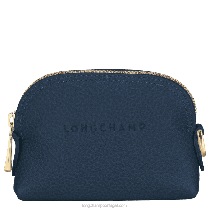Longchamp 6DPZ530 marinha mulheres porta-moedas Le Folonne