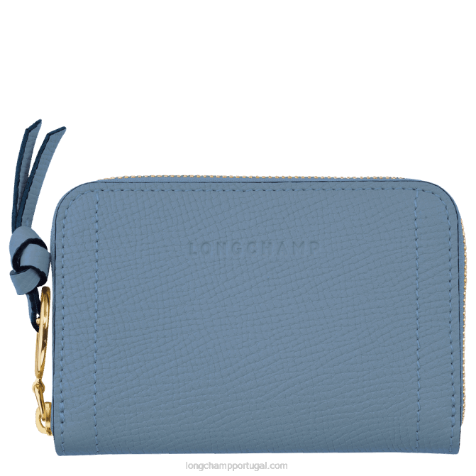 Longchamp 6DPZ539 ardósia mulheres bolsa de moedas de caixa de correio