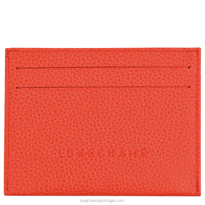 Longchamp 6DPZ644 laranja mulheres Titular do cartão Le Foulonne
