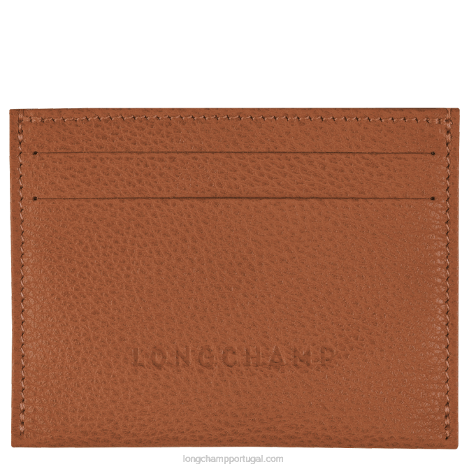 Longchamp 6DPZ645 caramelo mulheres Titular do cartão Le Foulonne