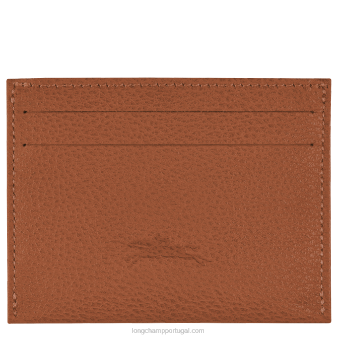 Longchamp 6DPZ645 caramelo mulheres Titular do cartão Le Foulonne
