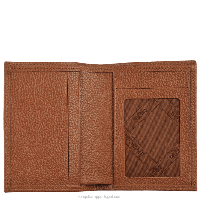 Longchamp 6DPZ658 caramelo mulheres titular do cartão lefolonne